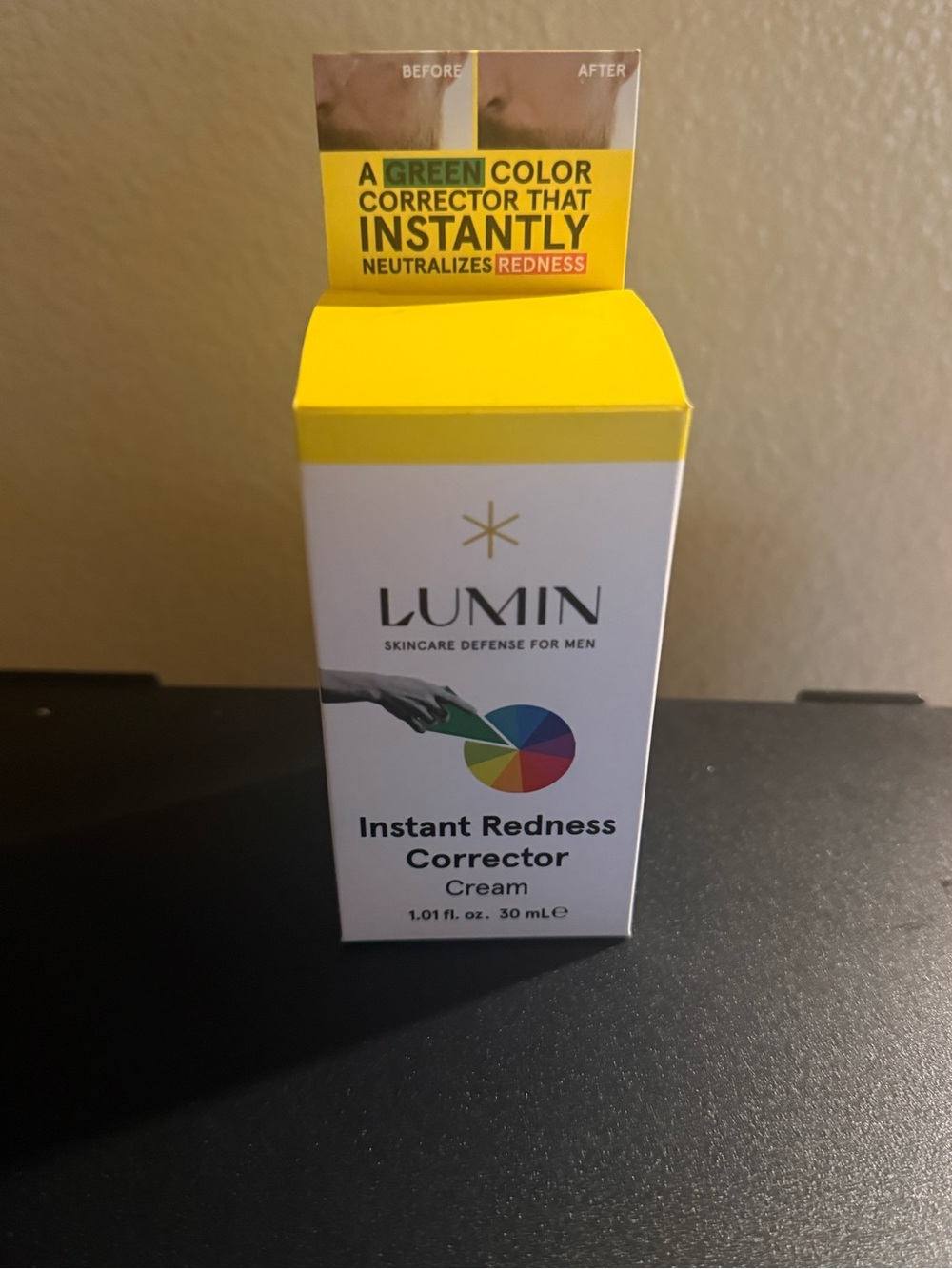 Lumin Instant Redness Corrector Cream - Yellow/White Packaging